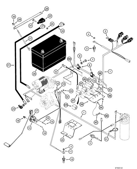 case skid steer battery compartment|case 1845c battery.